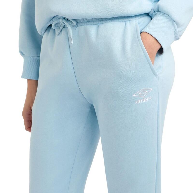 Pantalon de jogging CORE Femme (Bleu pastel / Blanc)