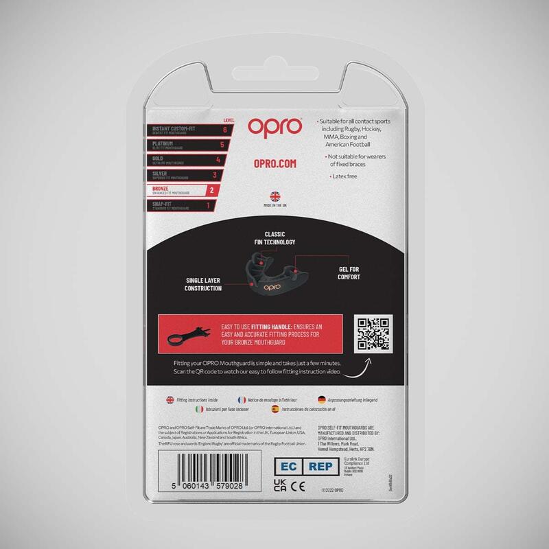 Proteza Opro Self-Fit Neagra Bronz Level Senior