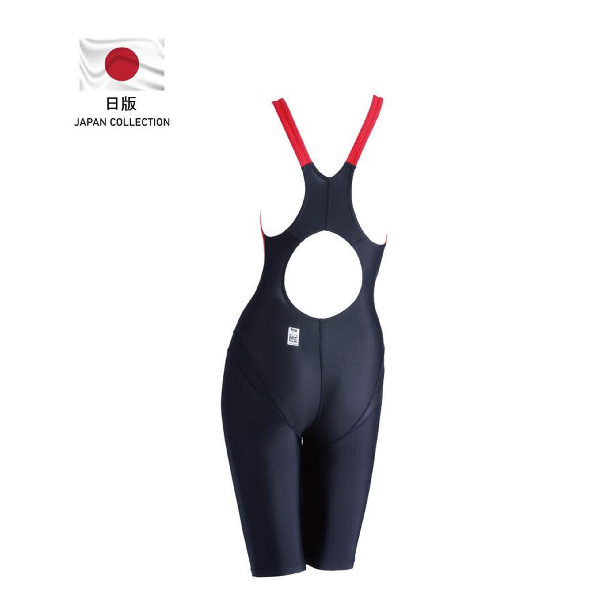 [FINA APPROVED] JP WOMEN J-ELASTICO STR AQUATHLON SWIMSUIT - RED