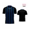 Camiseta de Fútbol Givova Tratto Negro/Royal Poliéster