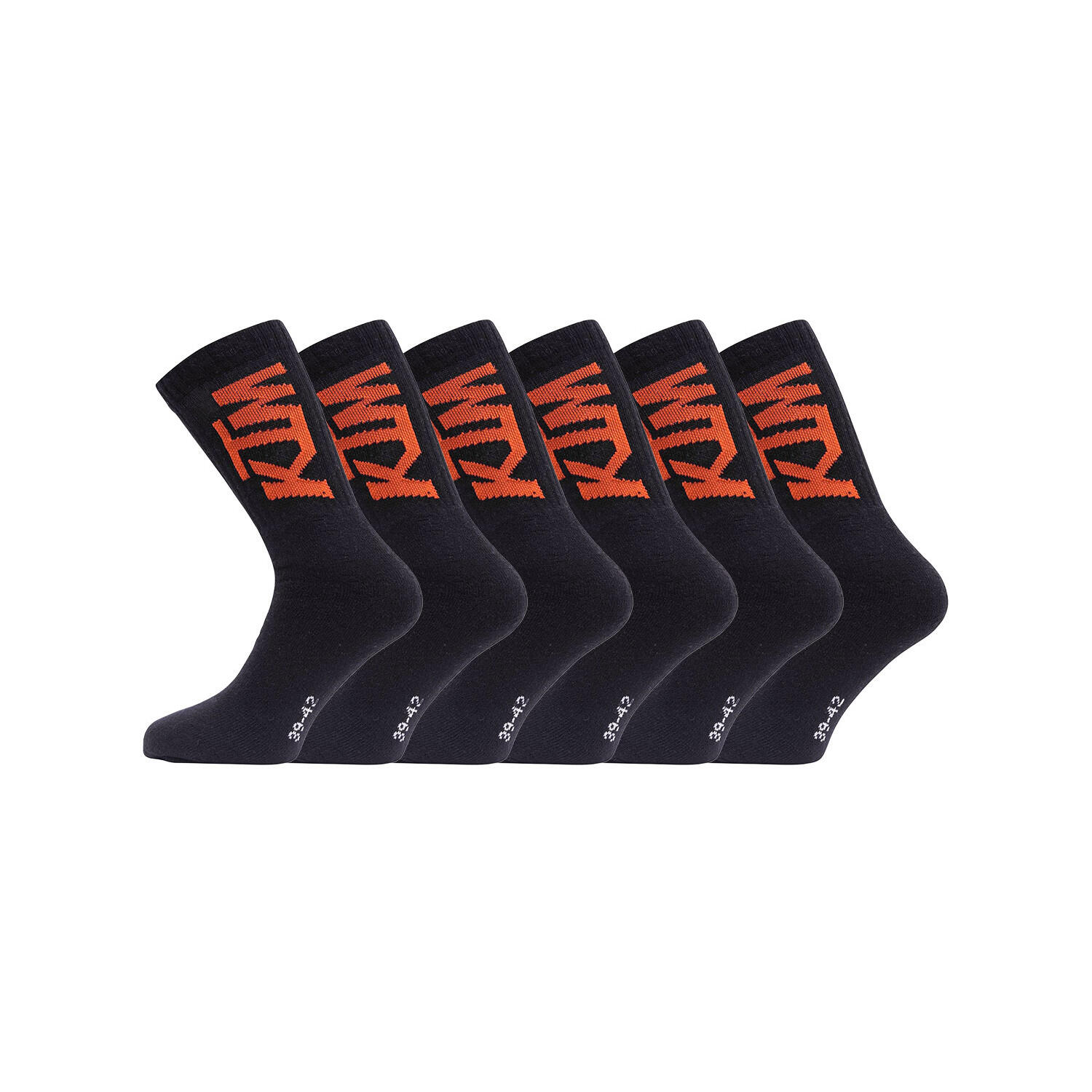 Ktm - Lot De 6 Paires De Tennis Homme - Chaussettes - Multicolore - 39/42 - Decathlon