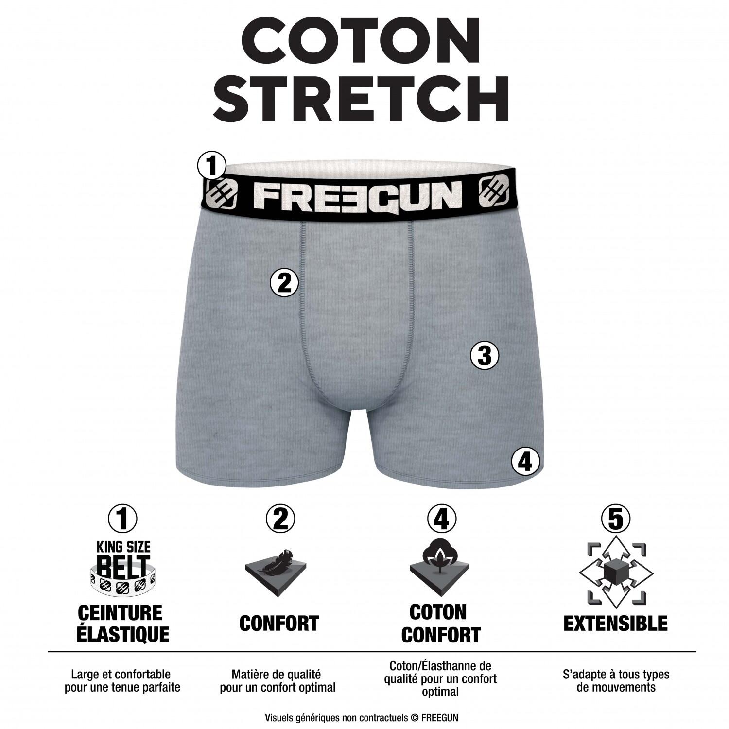 Pack Surprise de 5 Boxers homme en coton 4/4