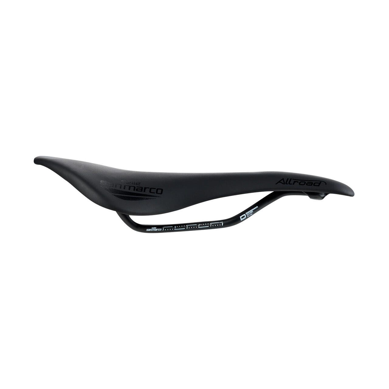 AllRoad Open-Fit Dynamic Saddle Mens Gravel | Road Black Wide (L3) 3/5