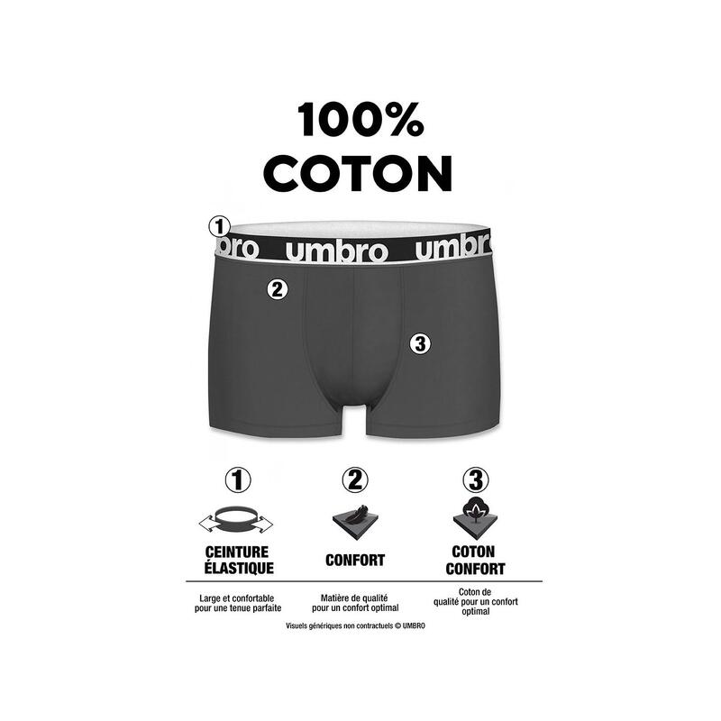 Lot de 4 boxers en coton homme Classic