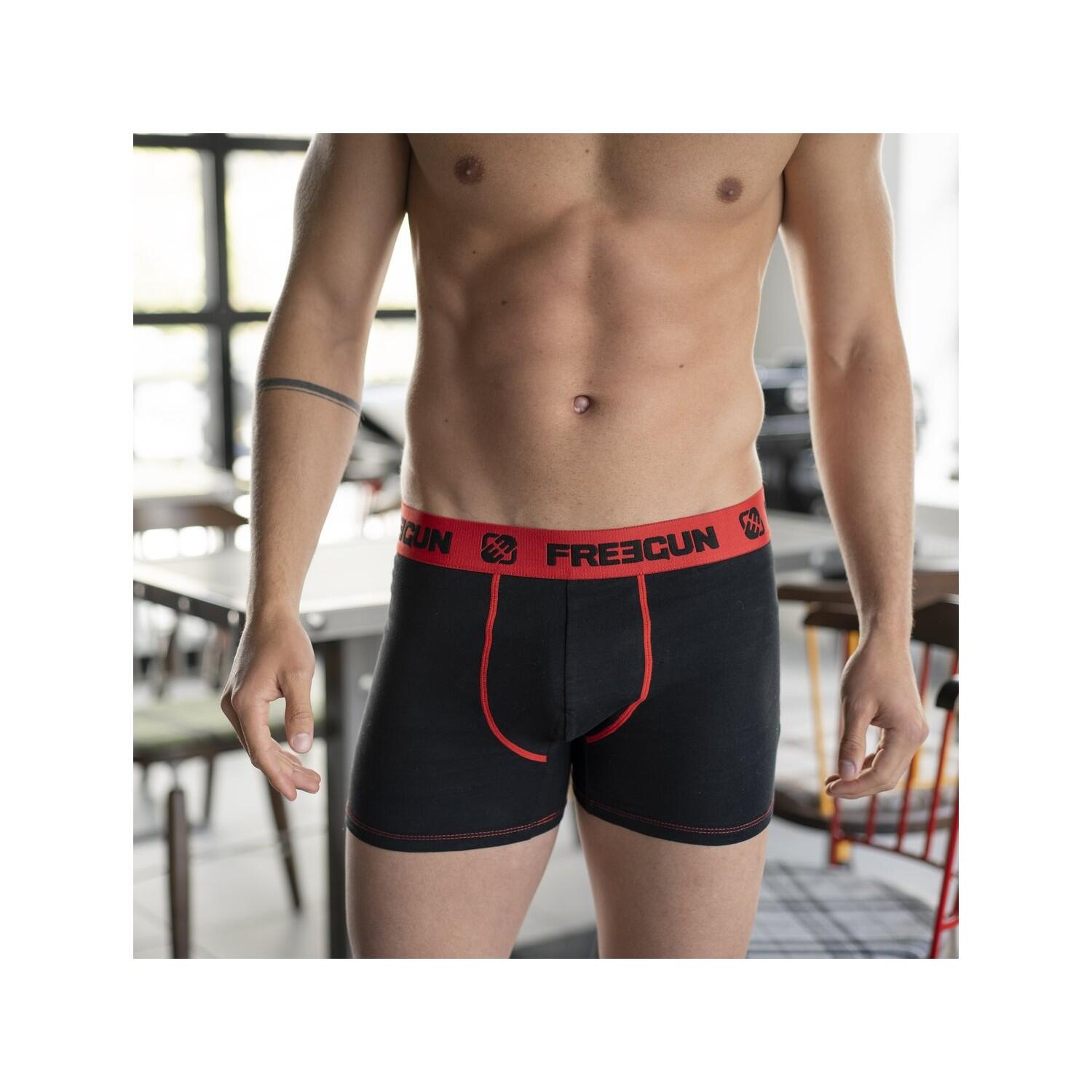 Lot de 6 Boxers coton homme Uni 2/5