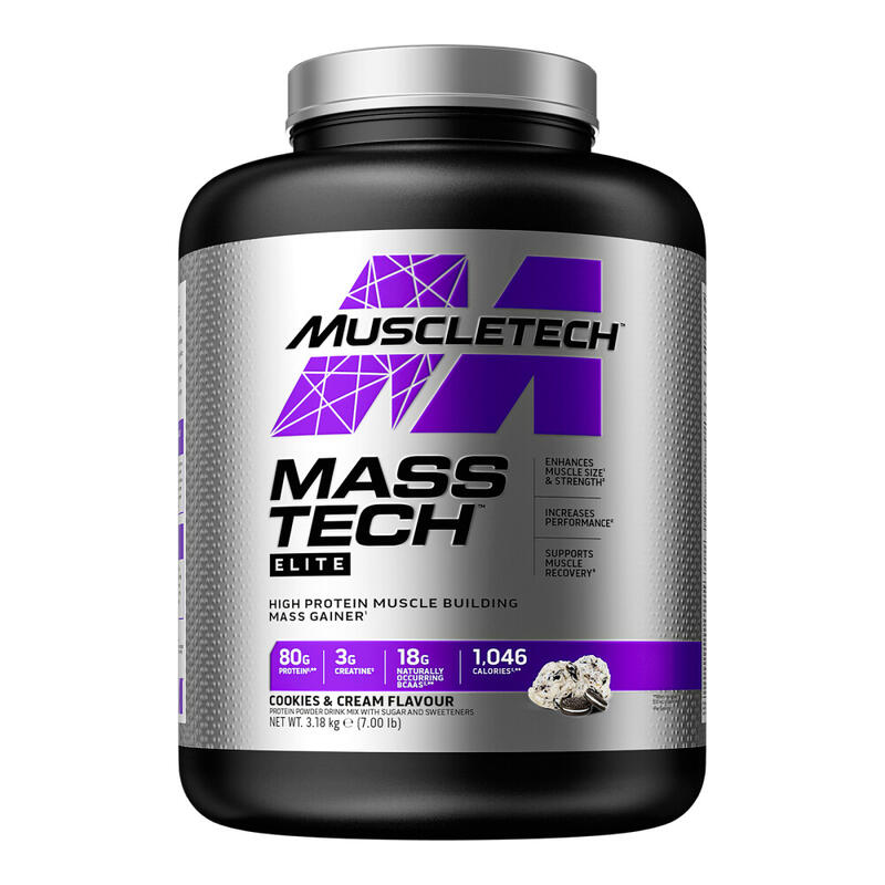 Gainer MUSCLE TECH Mass Tech Elite - 3180g na mase