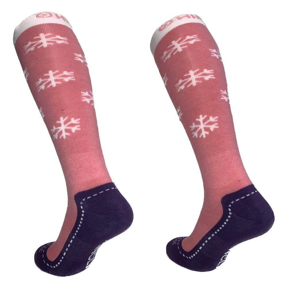 Hingly  Skisokken Duo pack Snowflake + Zebra 3/5