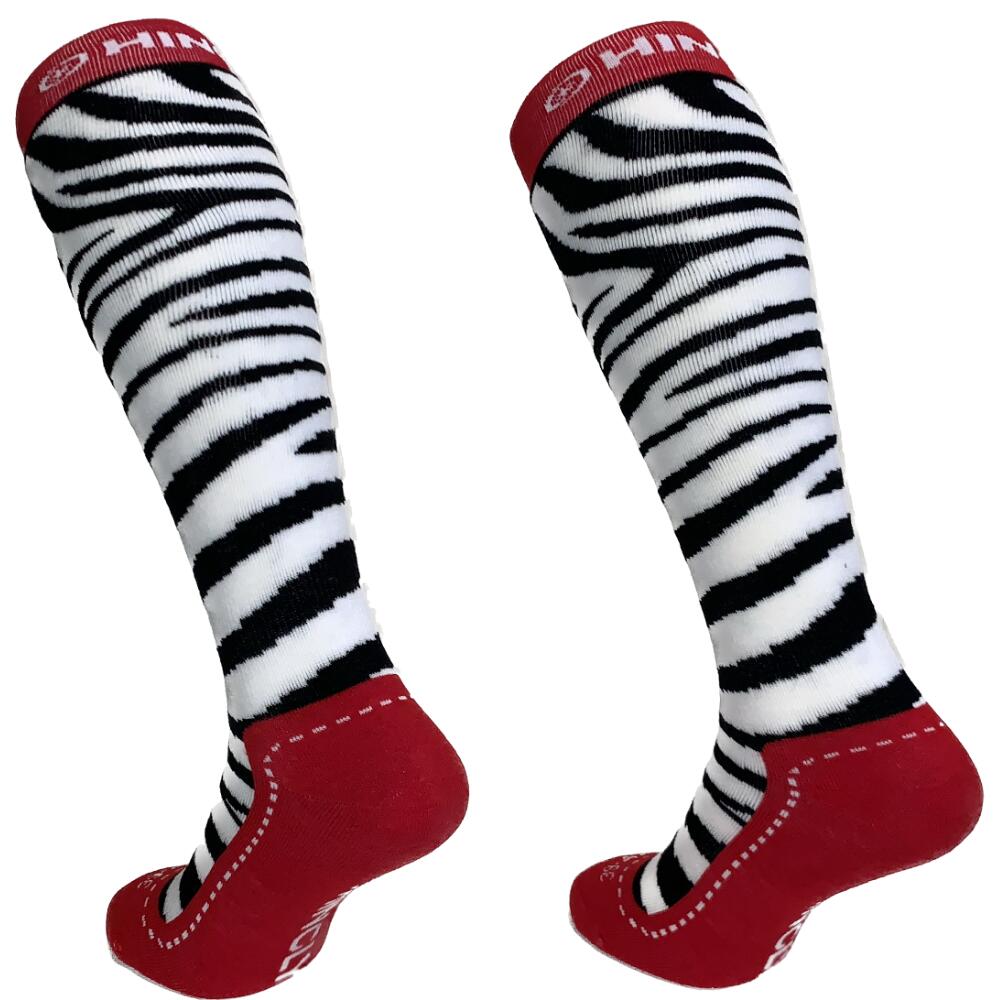 Hingly  Skisokken Duo pack Snowflake + Zebra 4/5