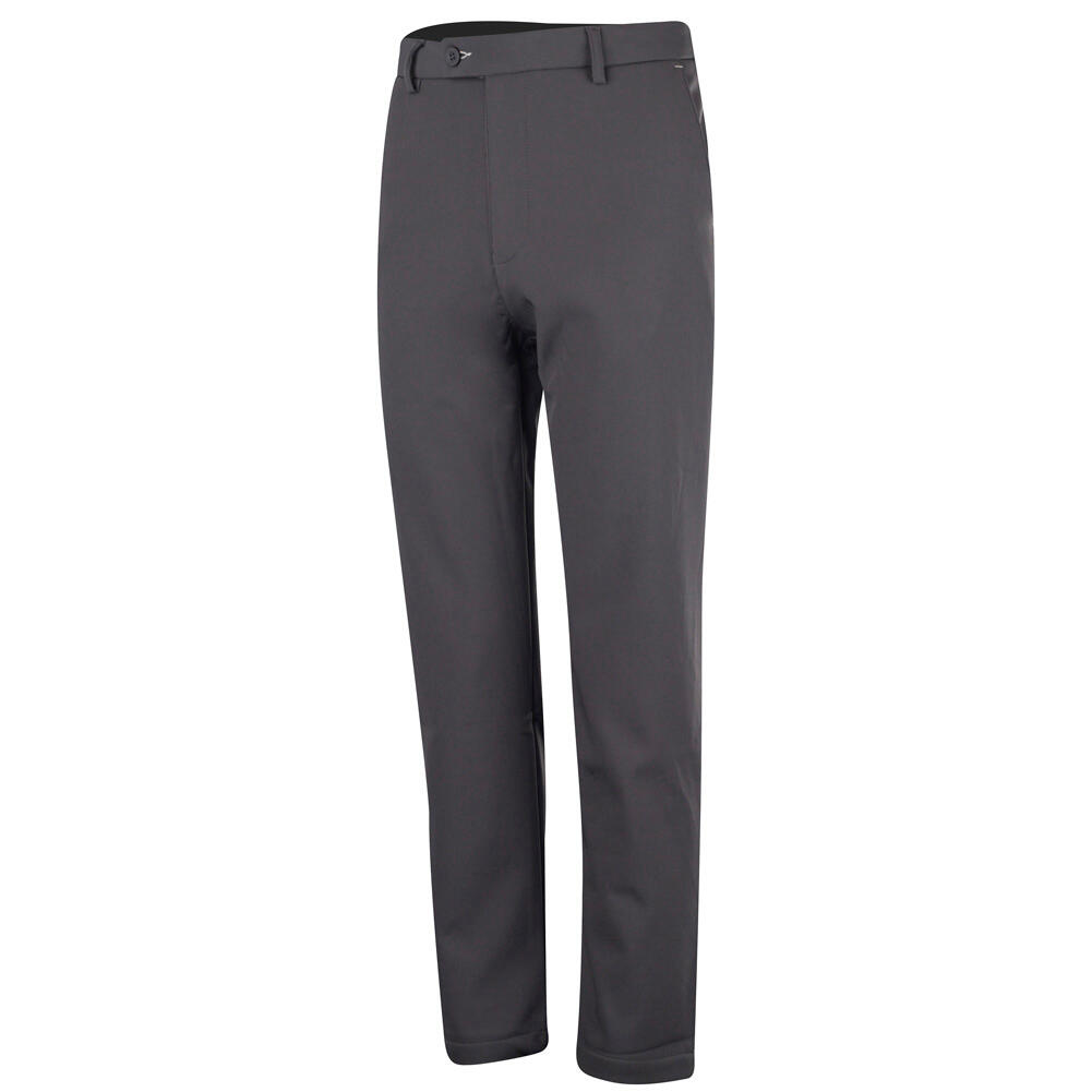 ISLAND GREEN MENS ALL WEATHER TROUSER - CHARCOAL 6/7