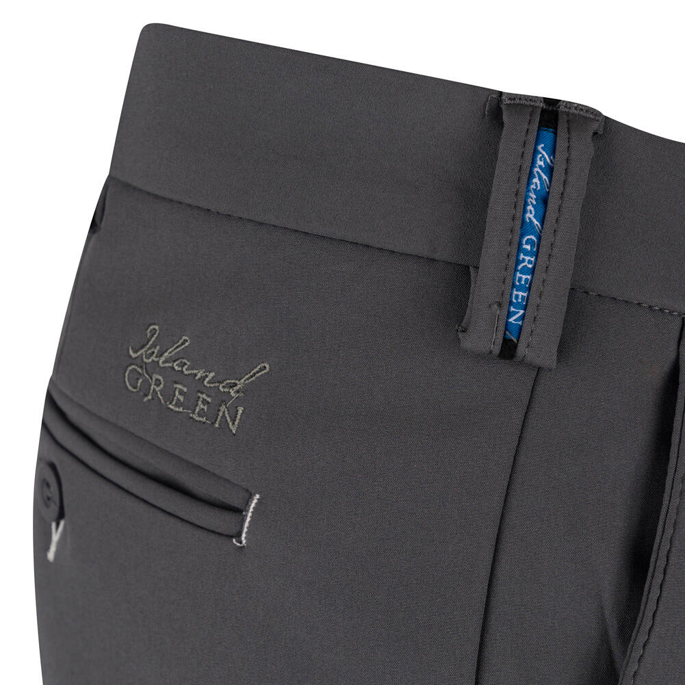 ISLAND GREEN MENS ALL WEATHER TROUSER - CHARCOAL 4/7