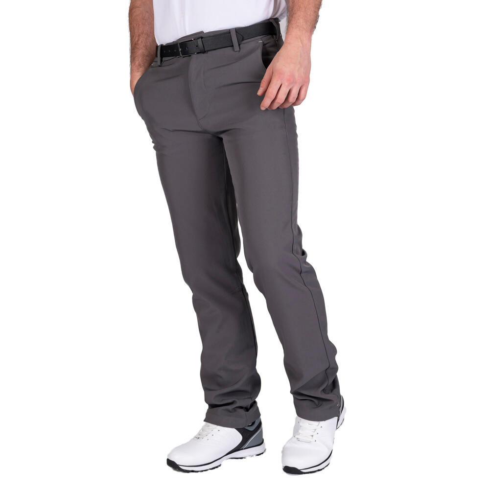 ISLAND GREEN MENS ALL WEATHER TROUSER - CHARCOAL 2/7