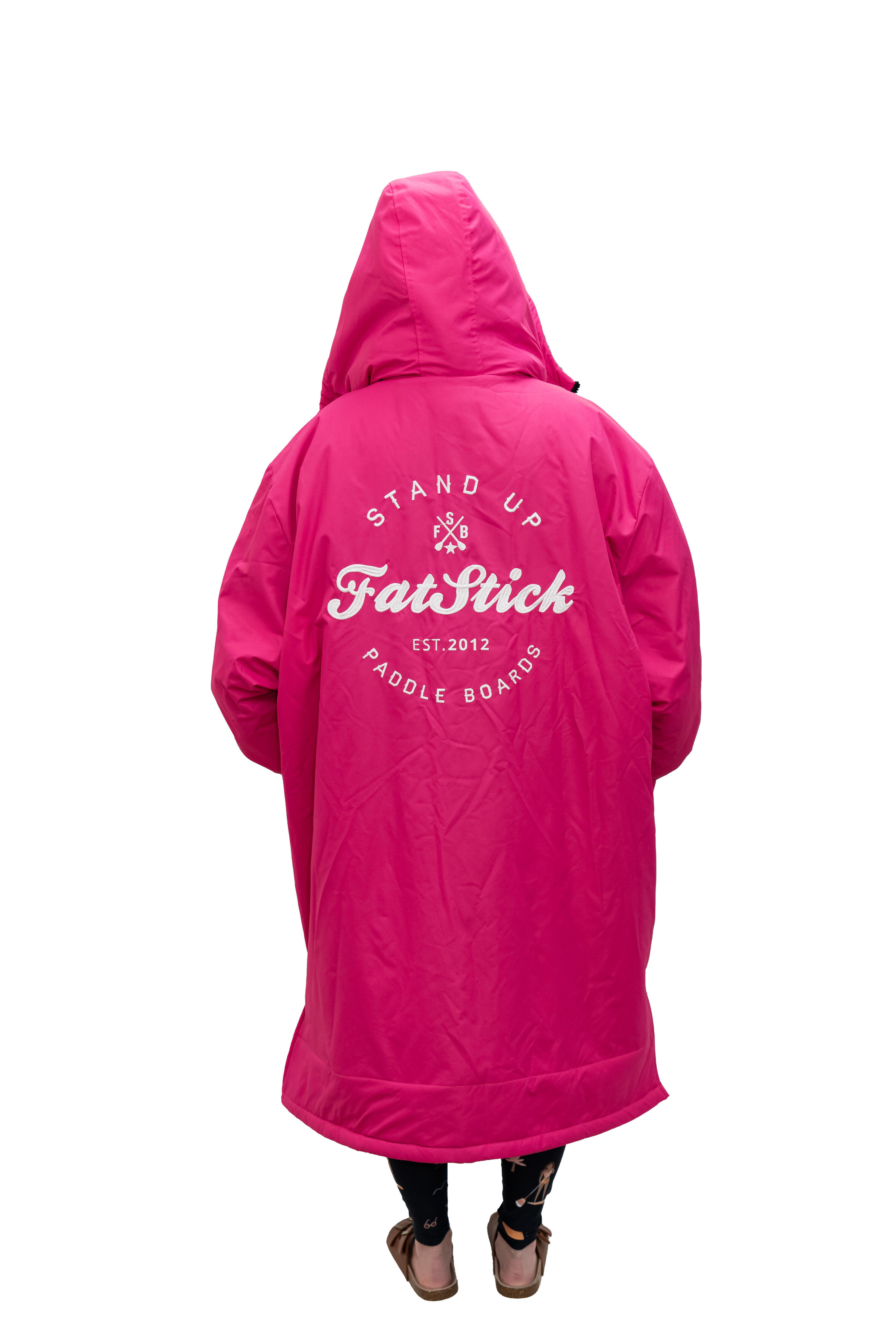 FatWrap Waterproof Change Robe - Hot Pink 6/7