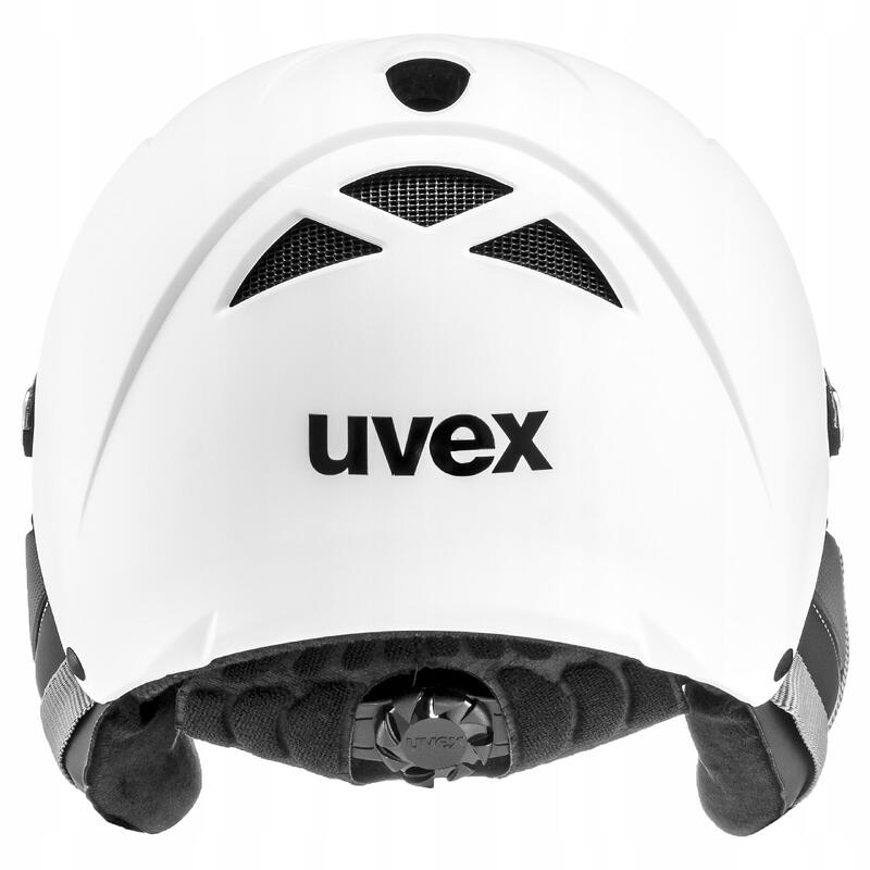 Kask snowboardowy dla dorosłych Uvex Hlmt 300 Vario White Mat 2018 z szybą