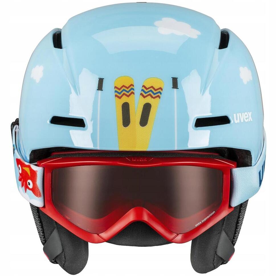 Kask narciarski + gogle dla dzieci Uvex Viti