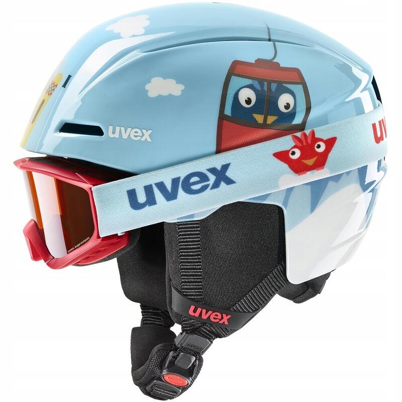 Kask narciarski + gogle dla dzieci Uvex Viti