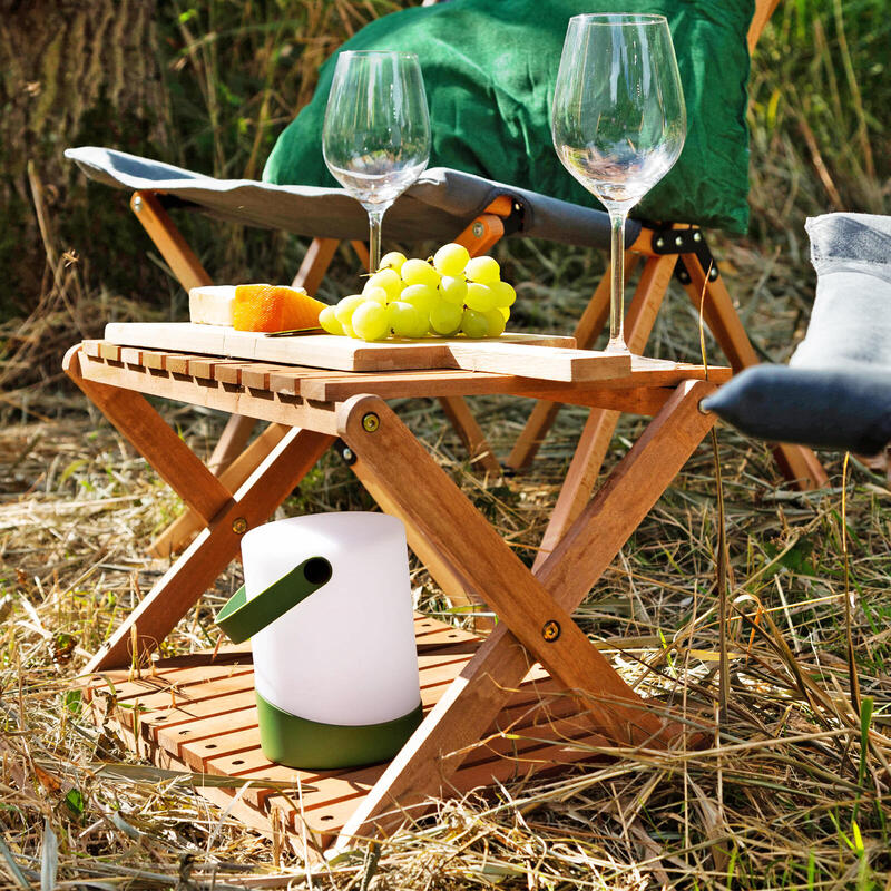 Camping plank Jabrun 2 opvouwbare kast serveertafel hout