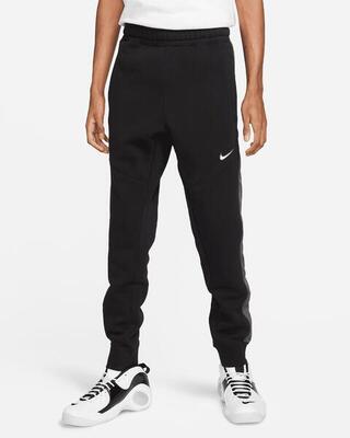 Nike heren fleece jogger broek - stijlvol comfort in zwart/iron grey