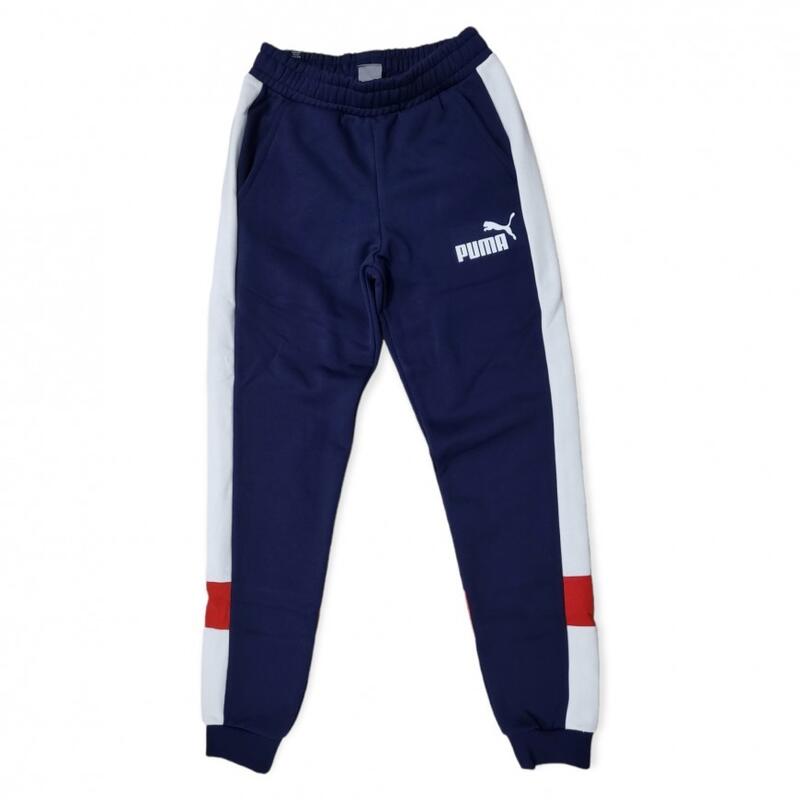 Pantalone uomo puma colorblock-% cotone/% poliestere-blu/rosso/bianco--