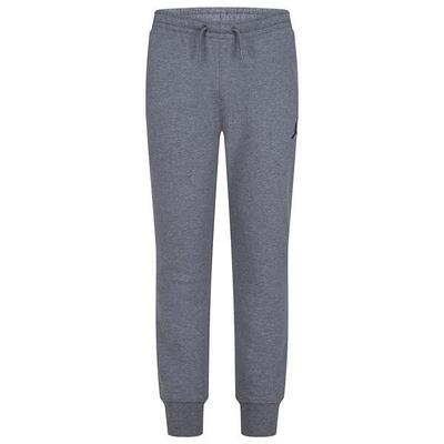 Pantalone ragazzo jordan essentials grigio in cotone garzato