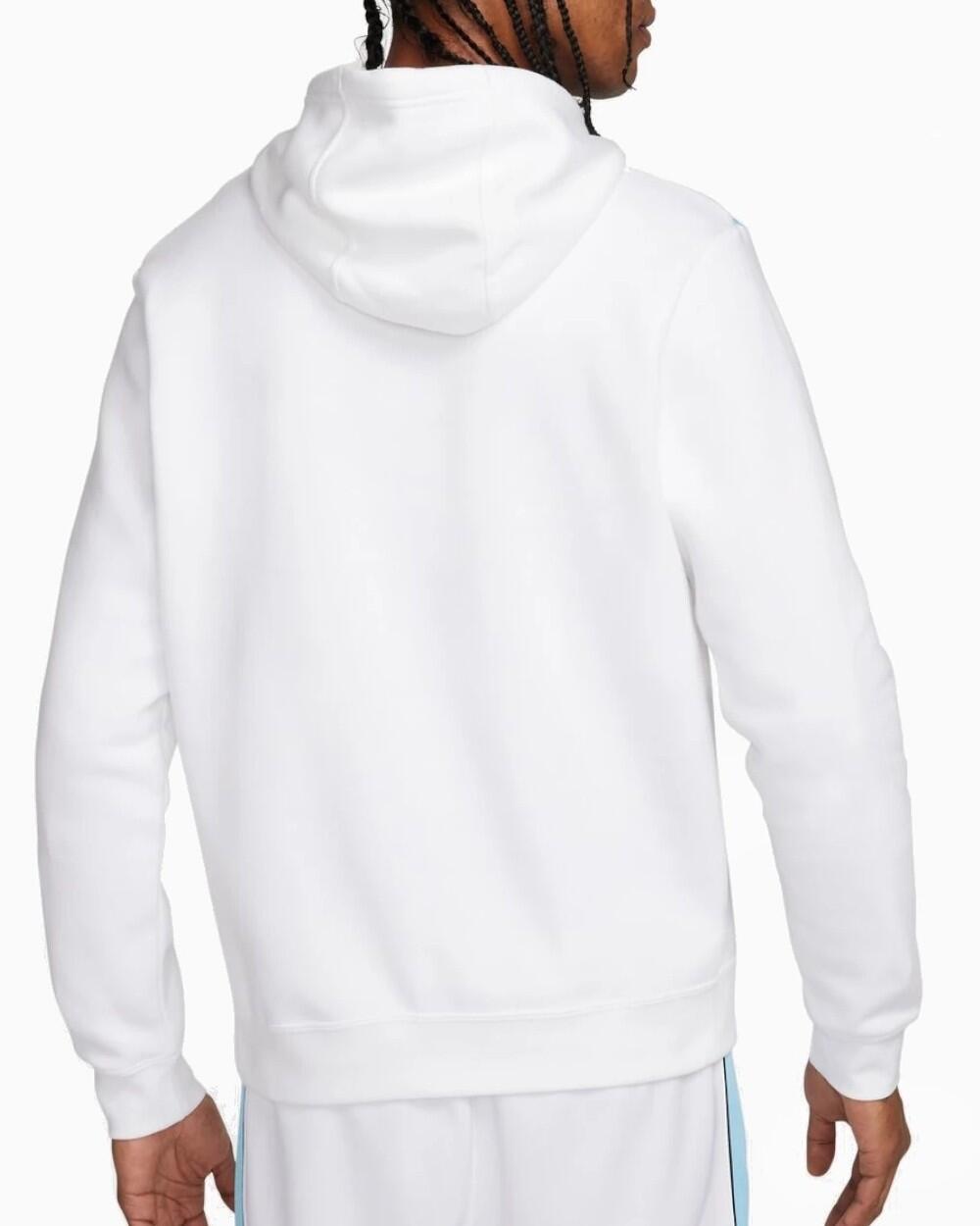 Sweatshirt Homem Nike Fleece Branco 2/2