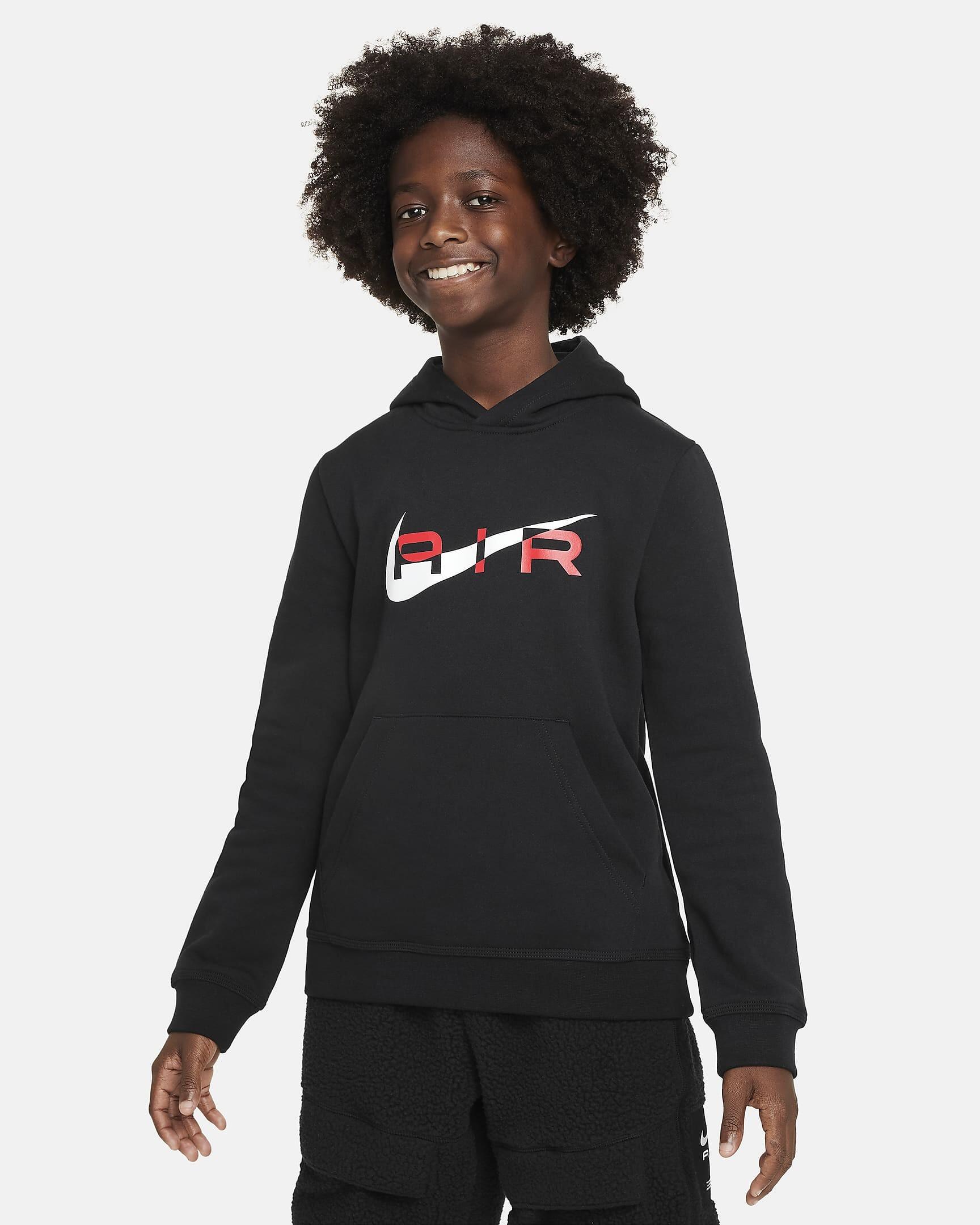NIKE Felpa ragazzo nike air - nero