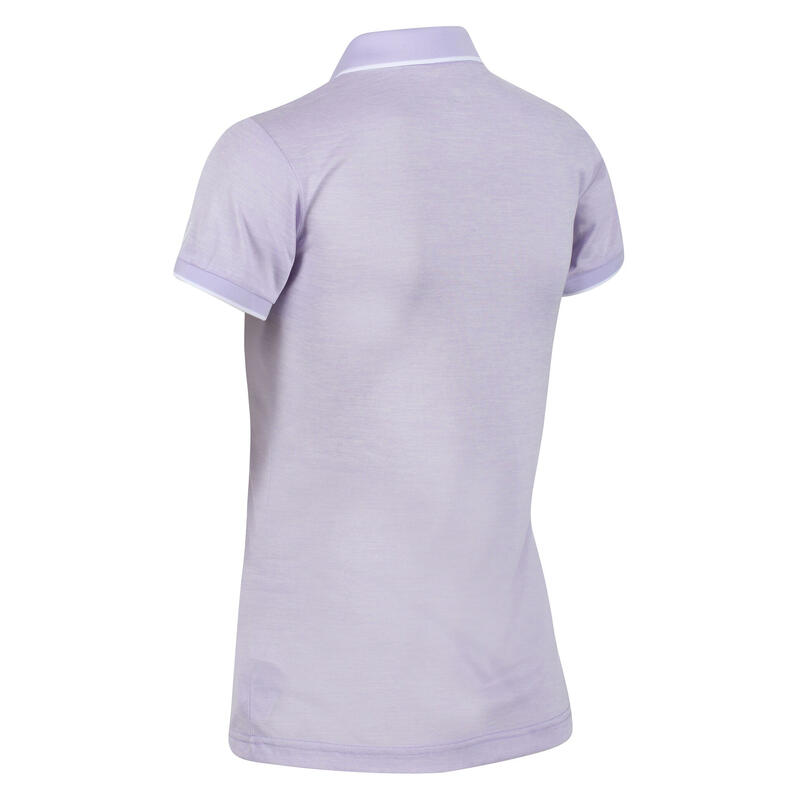"Remex II" Poloshirt für Damen Pastell-Lila
