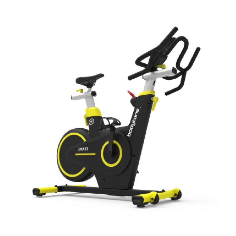 Bicicleta de exercício interior Bodytone AB350SM-Y com Bluetooth smart, 18 kg