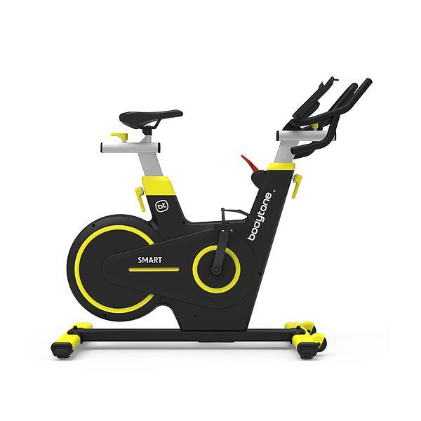 Bicicleta de exercício interior Bodytone AB350SM-Y com Bluetooth smart, 18 kg