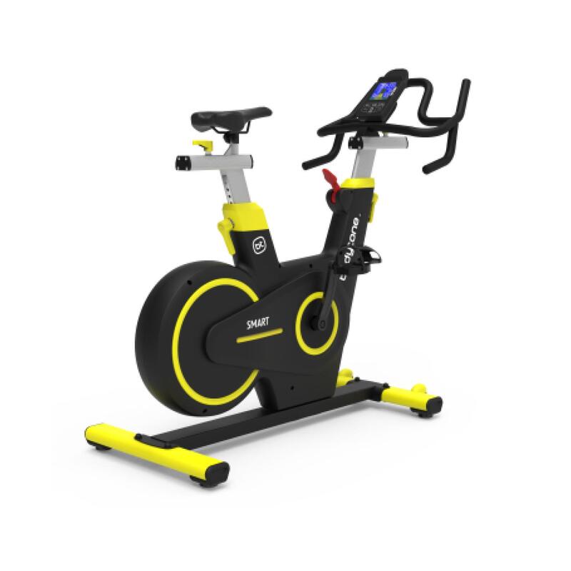 Bicicleta de exercício interior Bodytone AB350SM-Y com Bluetooth smart, 18 kg