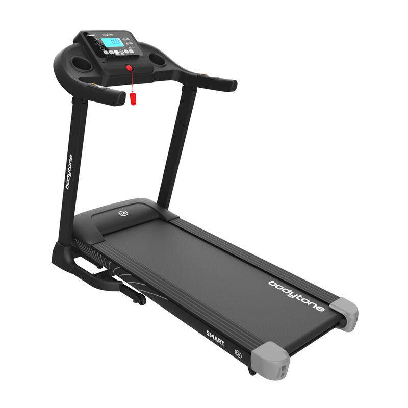 Cinta de correr plegable Bodytone AR400SM-G 16km/h, smart bluetooth Apps, gris