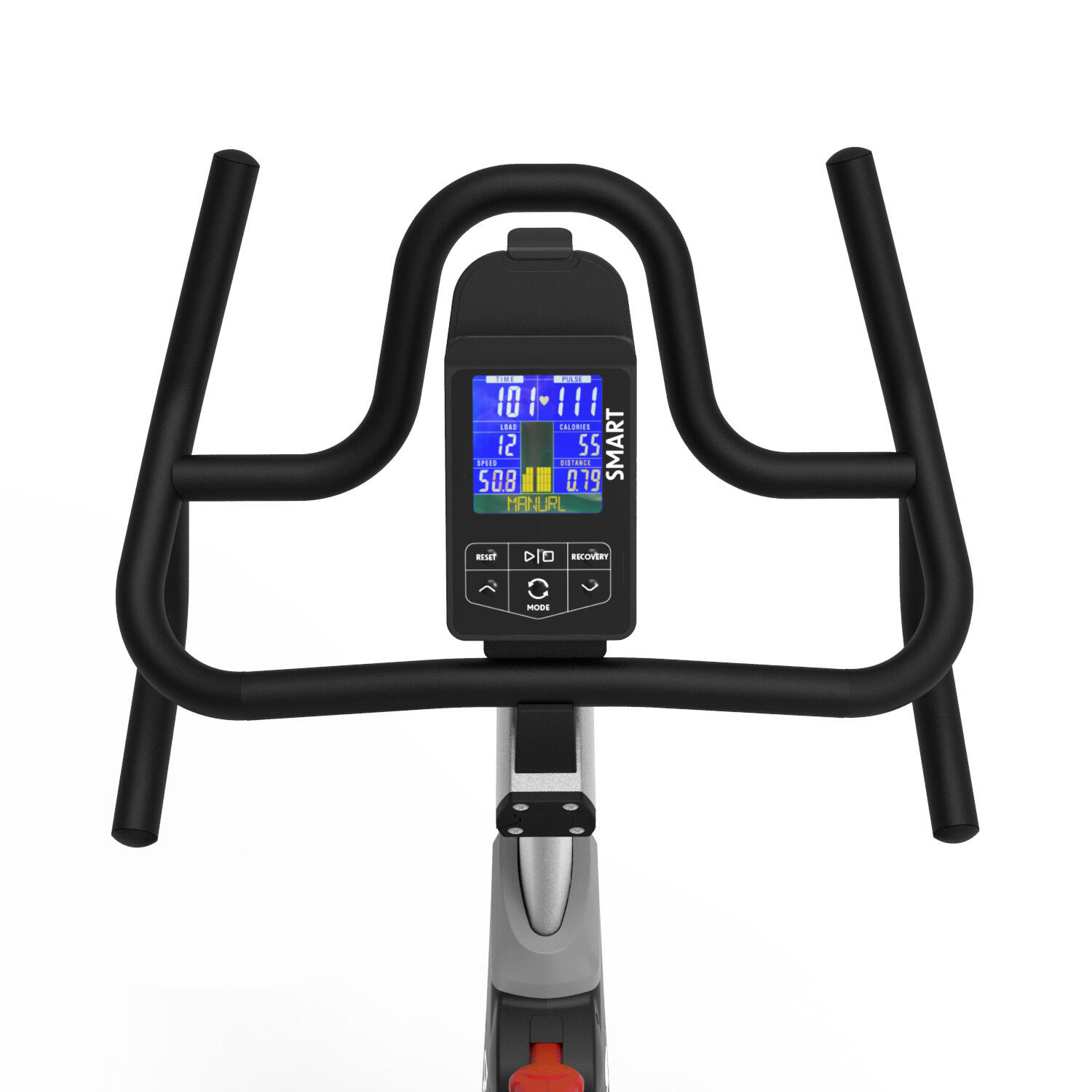 Bicicleta estática ciclo indoor Bodytone AB350SM-G smart Bluetooth, inercia 18kg 3/4