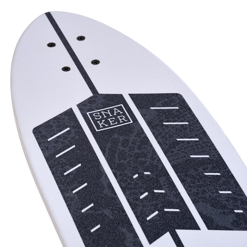 Surf Skate Snaker 36" White Striker 5/6