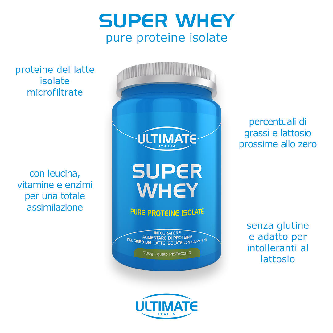 Integratore alimentare - SUPER WHEY PISTACCHIO - 700g 6/7