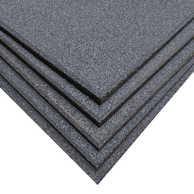 Suelo de Gimnasio. Loseta de Caucho 50x50x20mm (GRIS). Pack 24