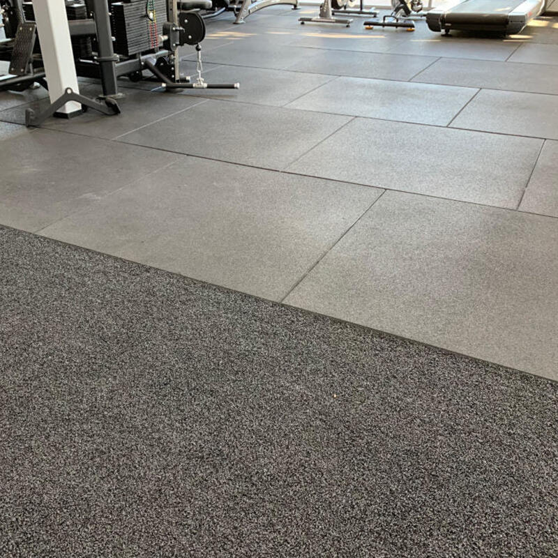 Lajeta de Borracha Ginásio 1x1 m x 15mm Densidade Premium 2/8