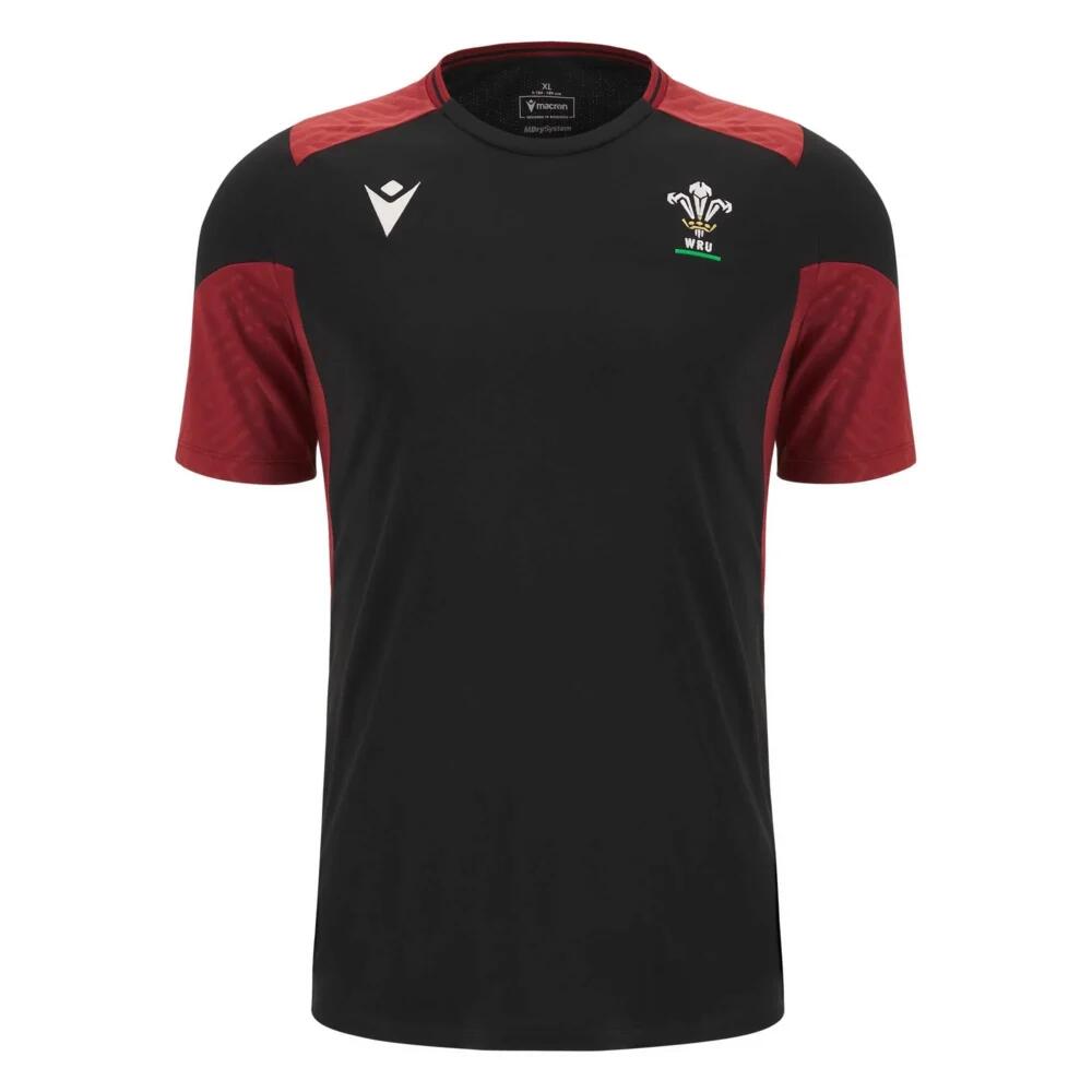 MACRON Wales WRU Mens Training Poly Shirt