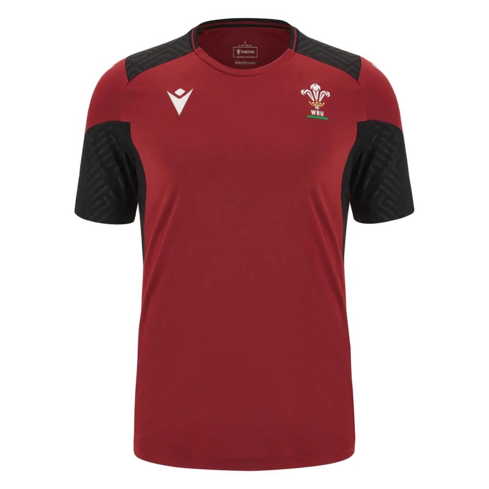 MACRON Macron Wales WRU Mens Training Poly Shirt