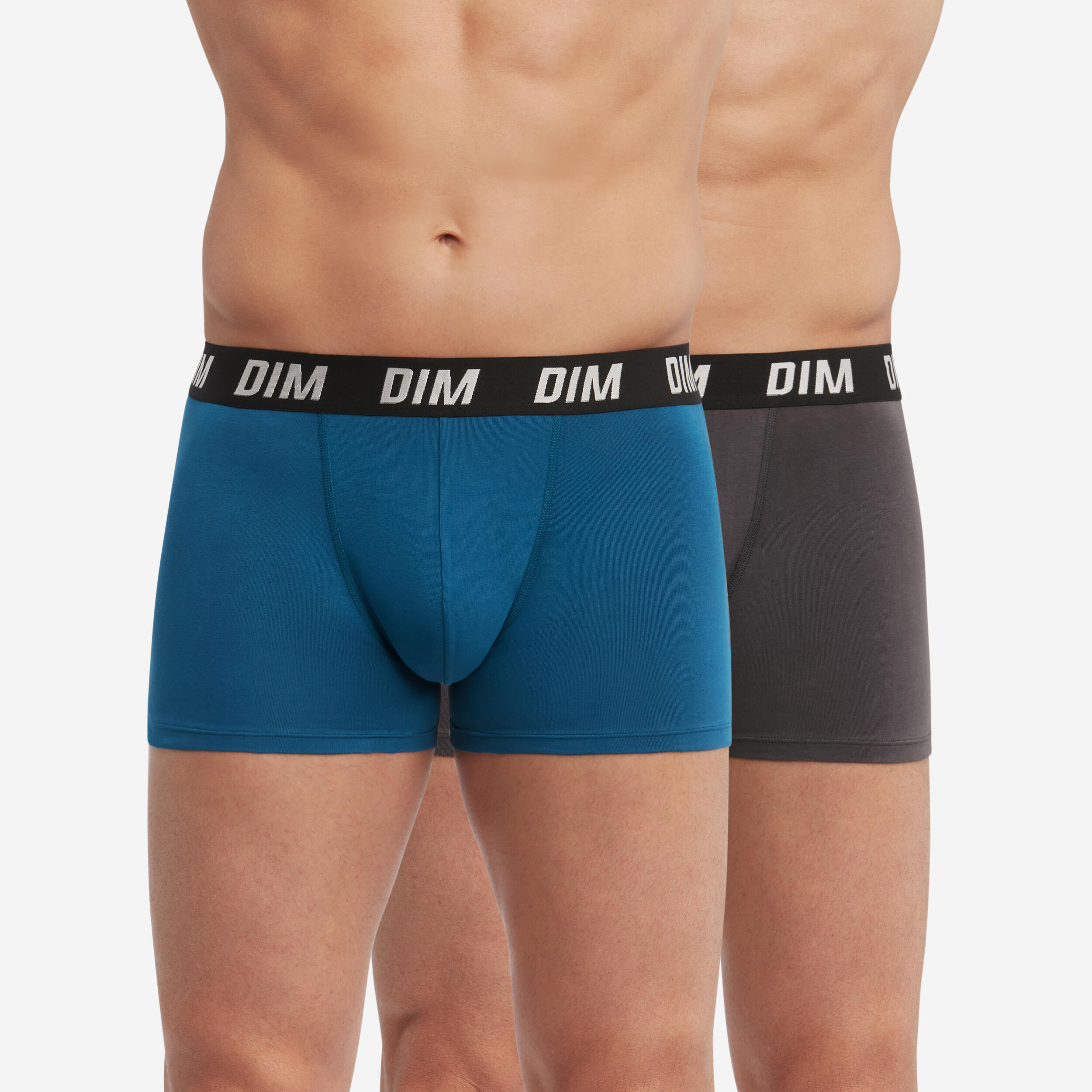 Dim - Lot De 2 Boxers Homme De Sport À Thermorégulation - Caleçon - Bleu|noir - 52 2xl - Decathlon