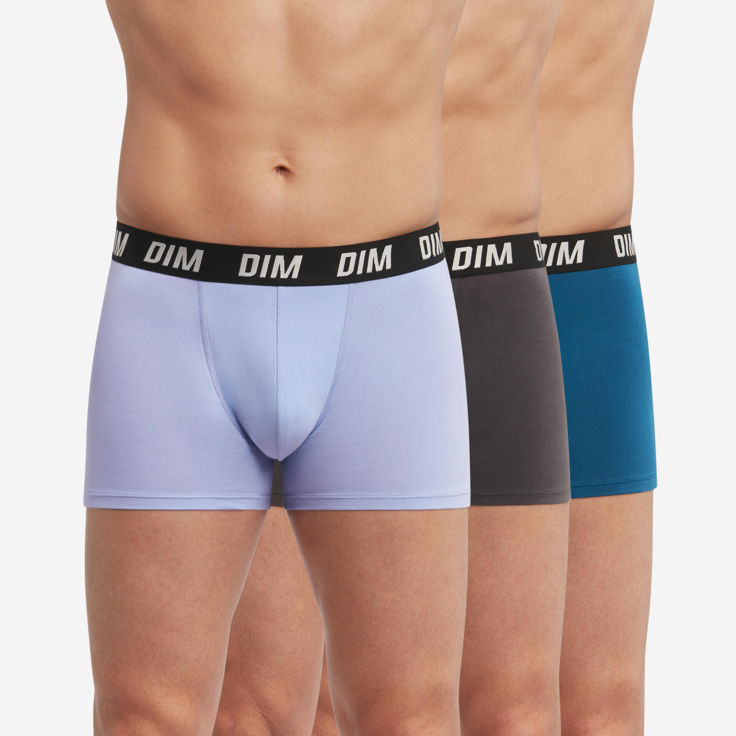 Dim - Lot De 3 Boxers De Sport Homme À Thermorégulation - Caleçon - Bleu|noir|violet - 42 M/l - Decathlon