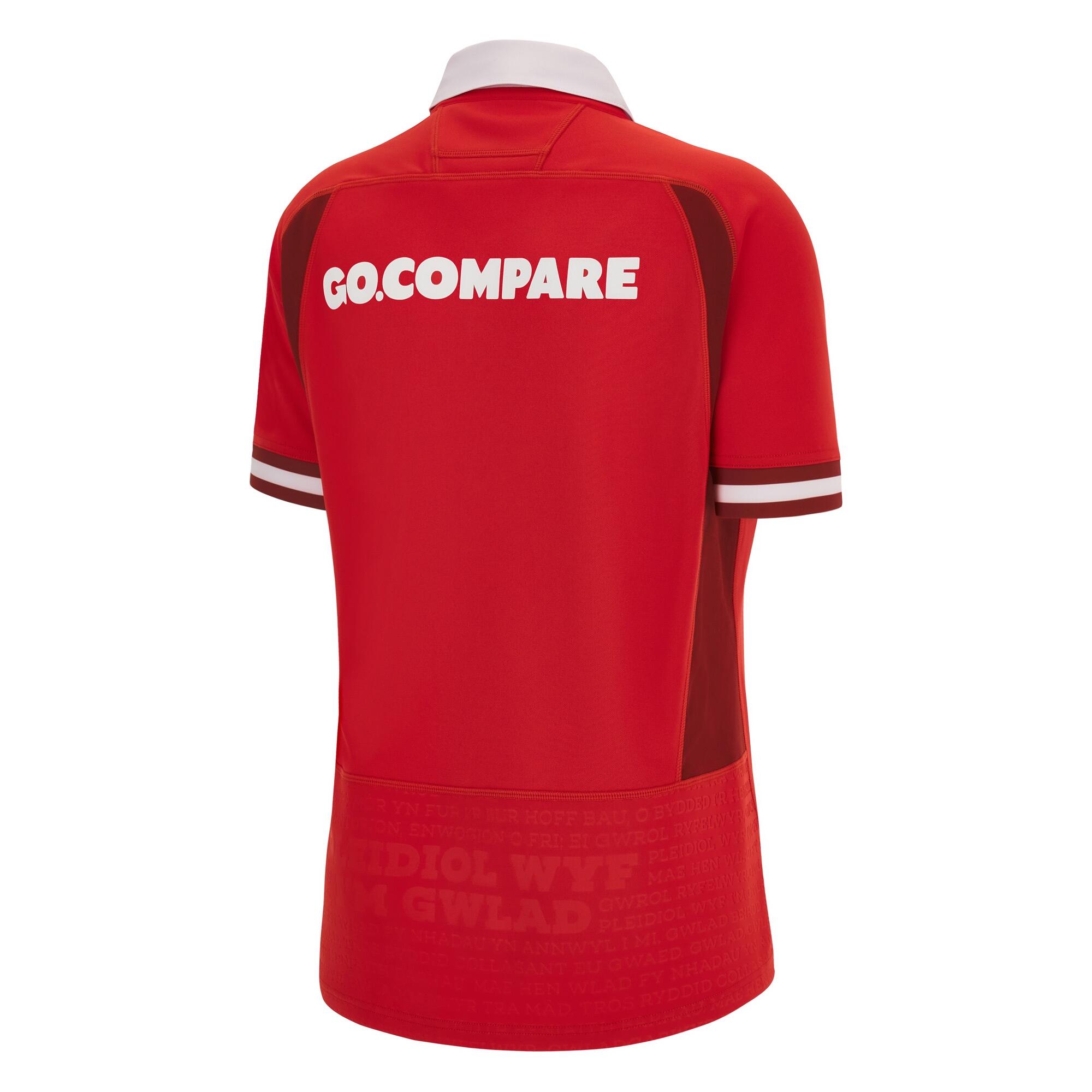 Wales WRU Womens Home Rugby Shirt 2/6