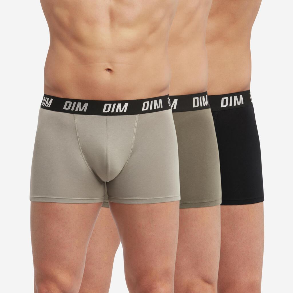 Pack of 3 Boxers DIM Regul'Activ Sport