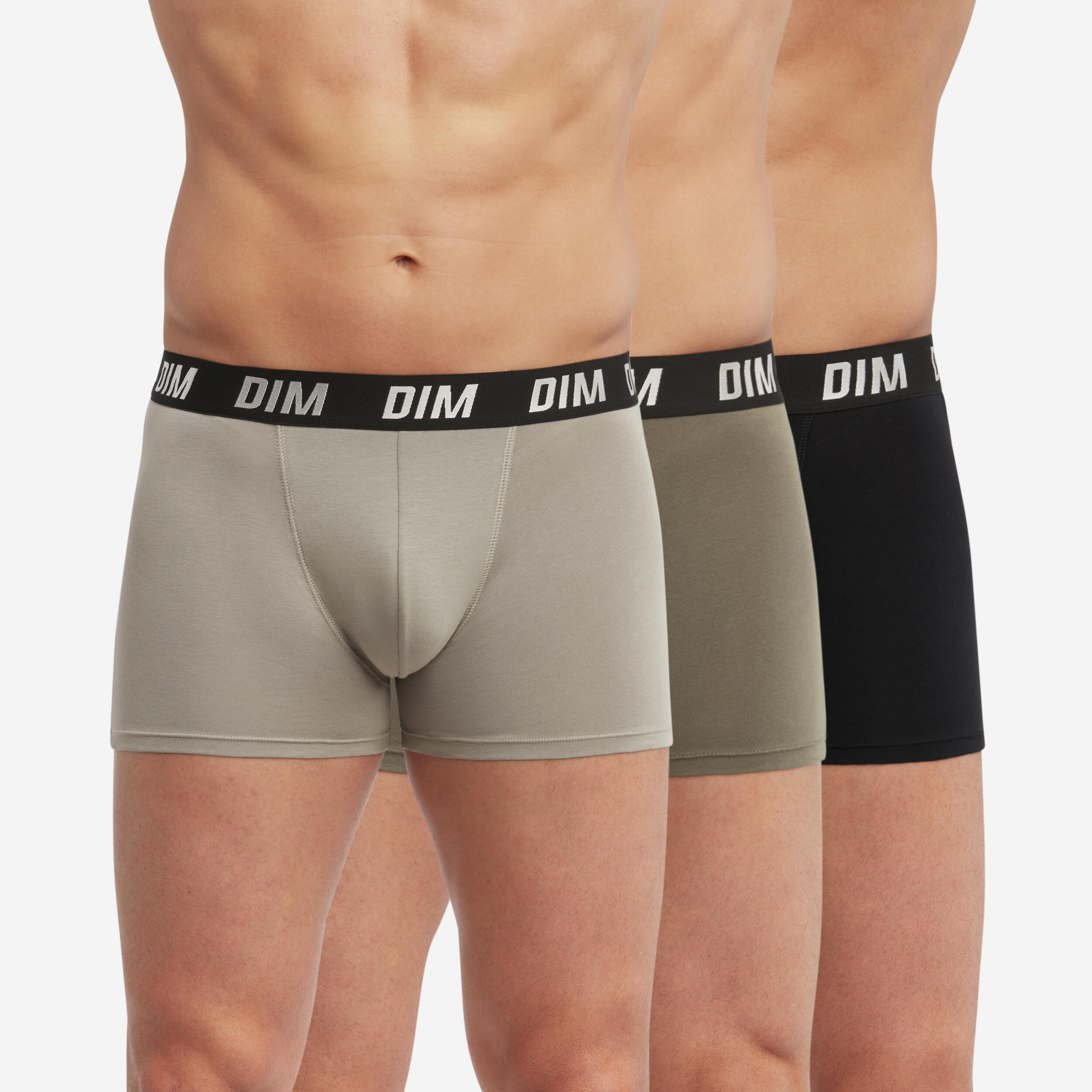 Dim - Lot De 3 Boxers Homme De Sport À Thermorégulation - Caleçon - Gris|noir|vert - 48 Xl - Decathlon