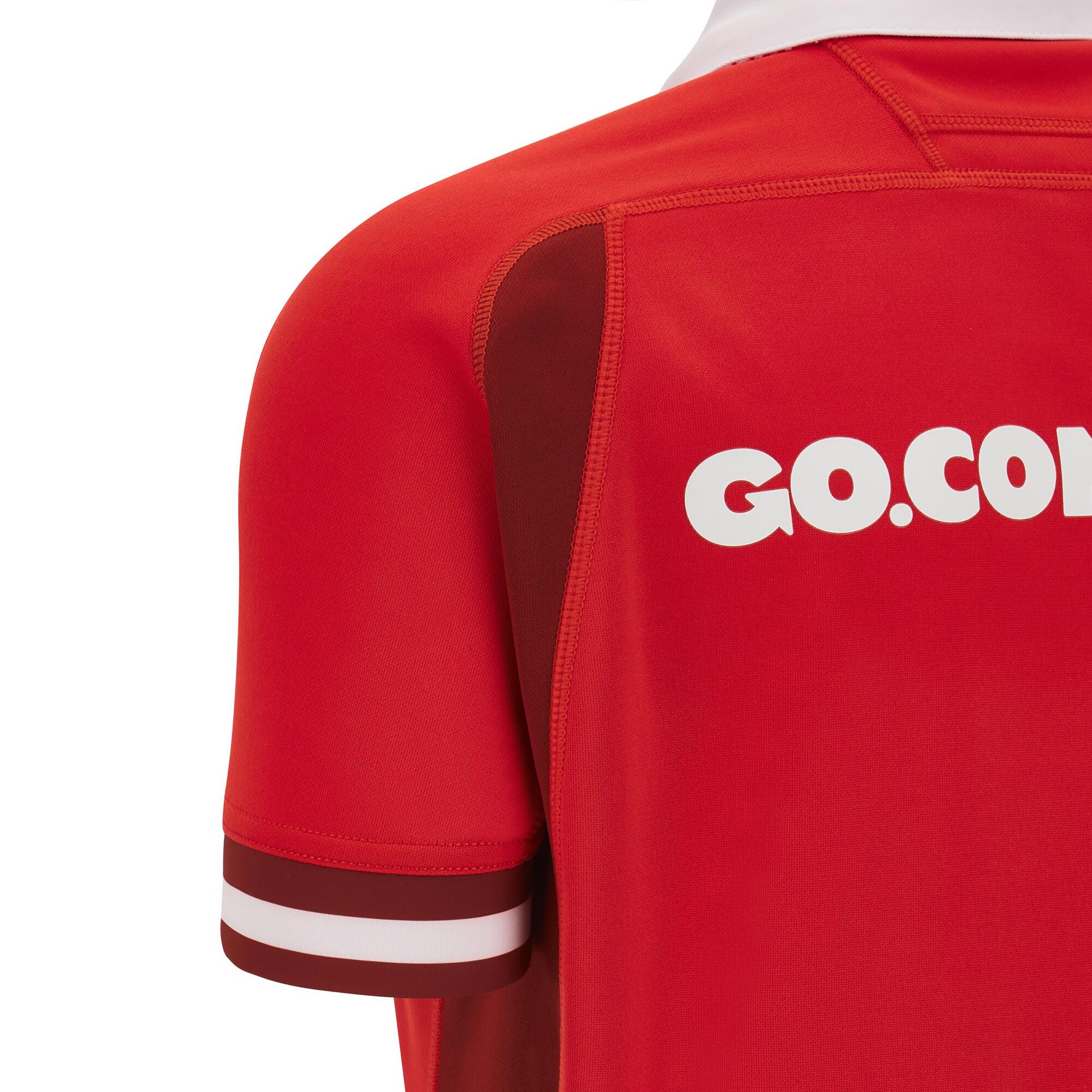Wales WRU Womens Home Rugby Shirt 4/6