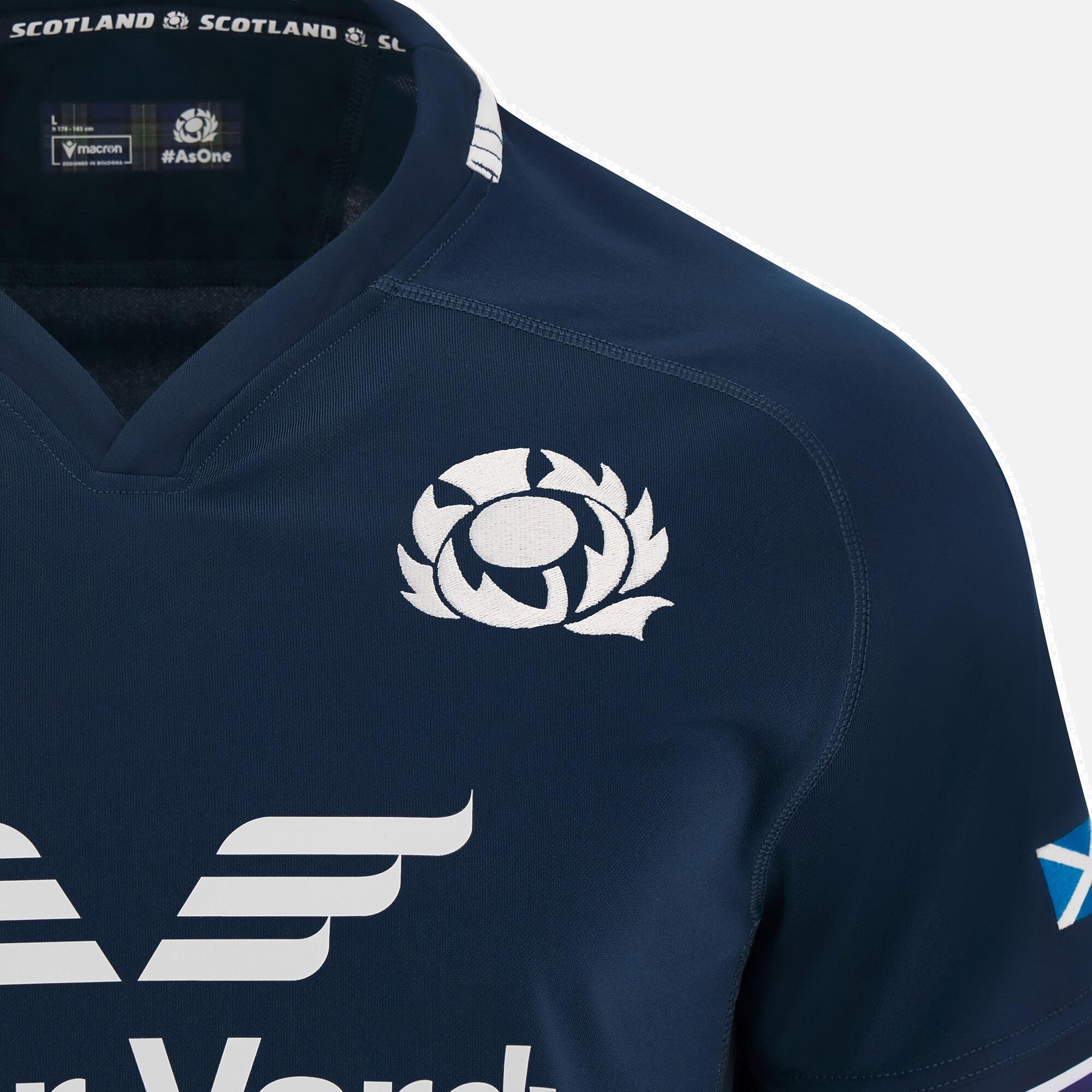 Macron Scotland SRU Mens Home Rugby Shirt 3/5