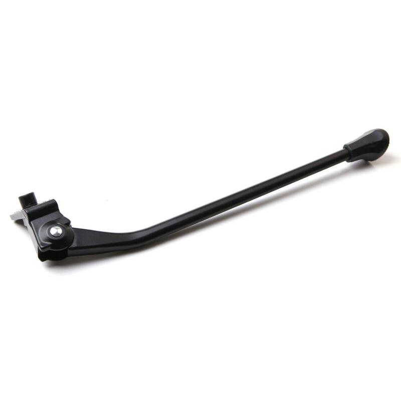 Cric bicicletă din aluminiu negru + capac 35cm