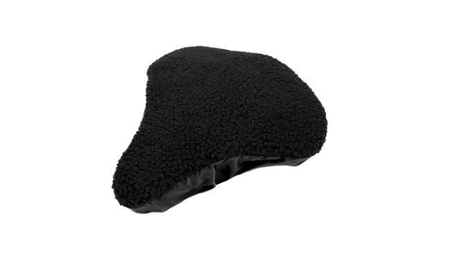 BENSON Capa para selim de bicicleta - Preto Pele