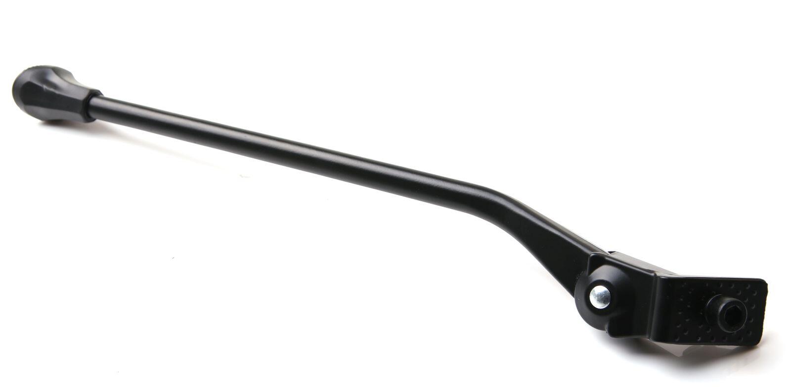 Caballete de bicicleta de aluminio negro + tapa 35cm 4/7