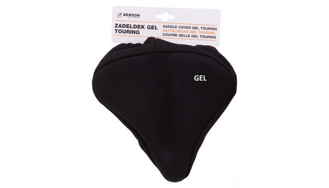 Capa de selim Extra Gel - Preto - Almofada de selim feminino/masculino 2/2