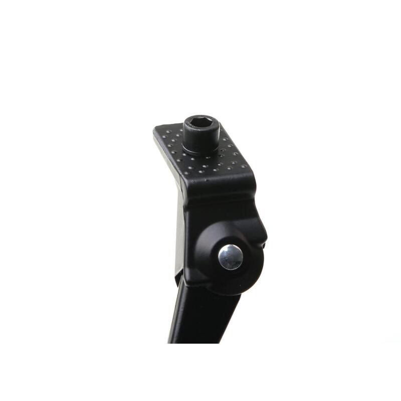 Cric bicicletă din aluminiu negru + capac 35cm