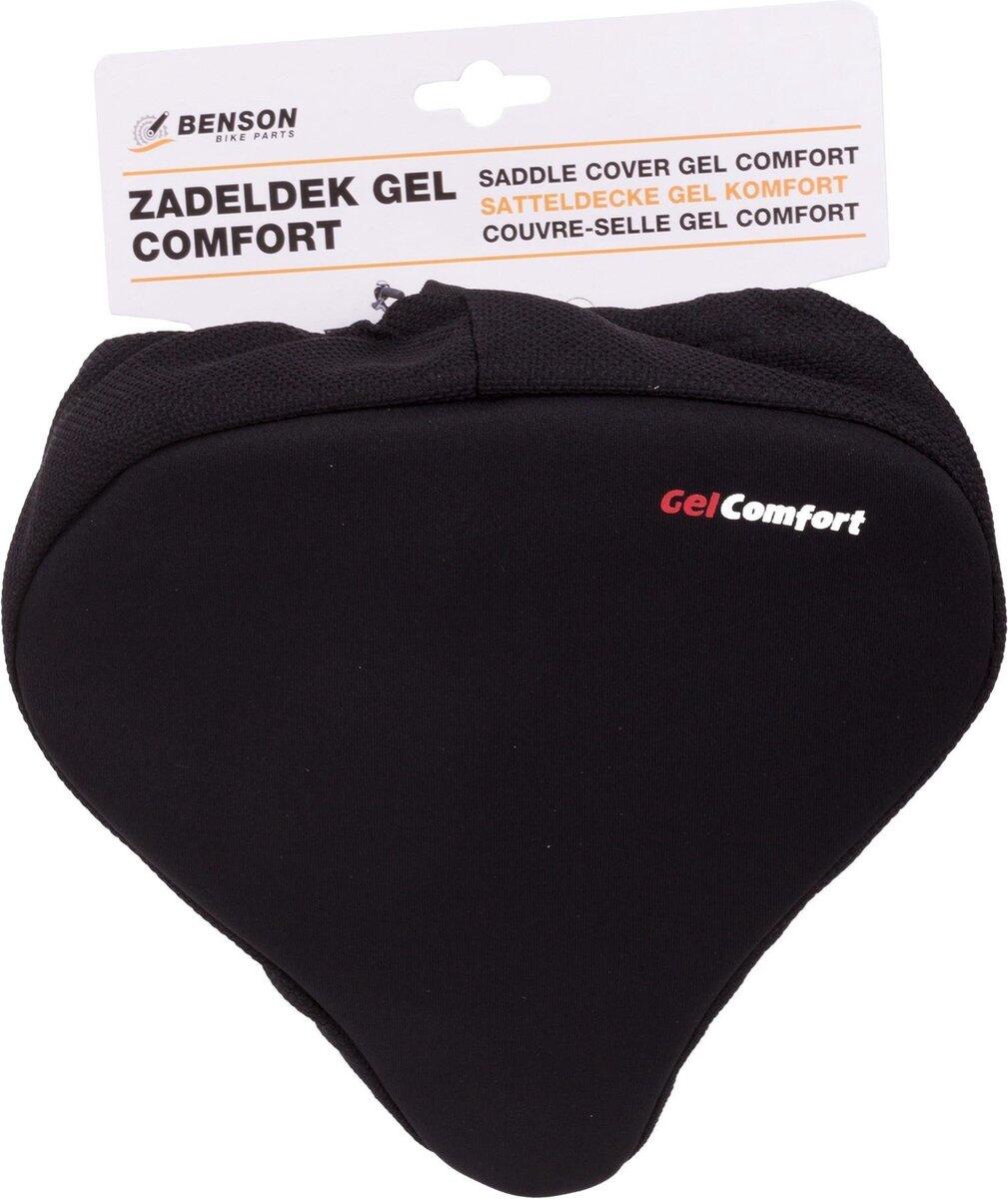 Fietszadeldek Comfort met Gel - Dames/Heren - Zwart 7/7